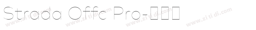 Strada Offc Pro字体转换 Strada Offc Pro字体转换
